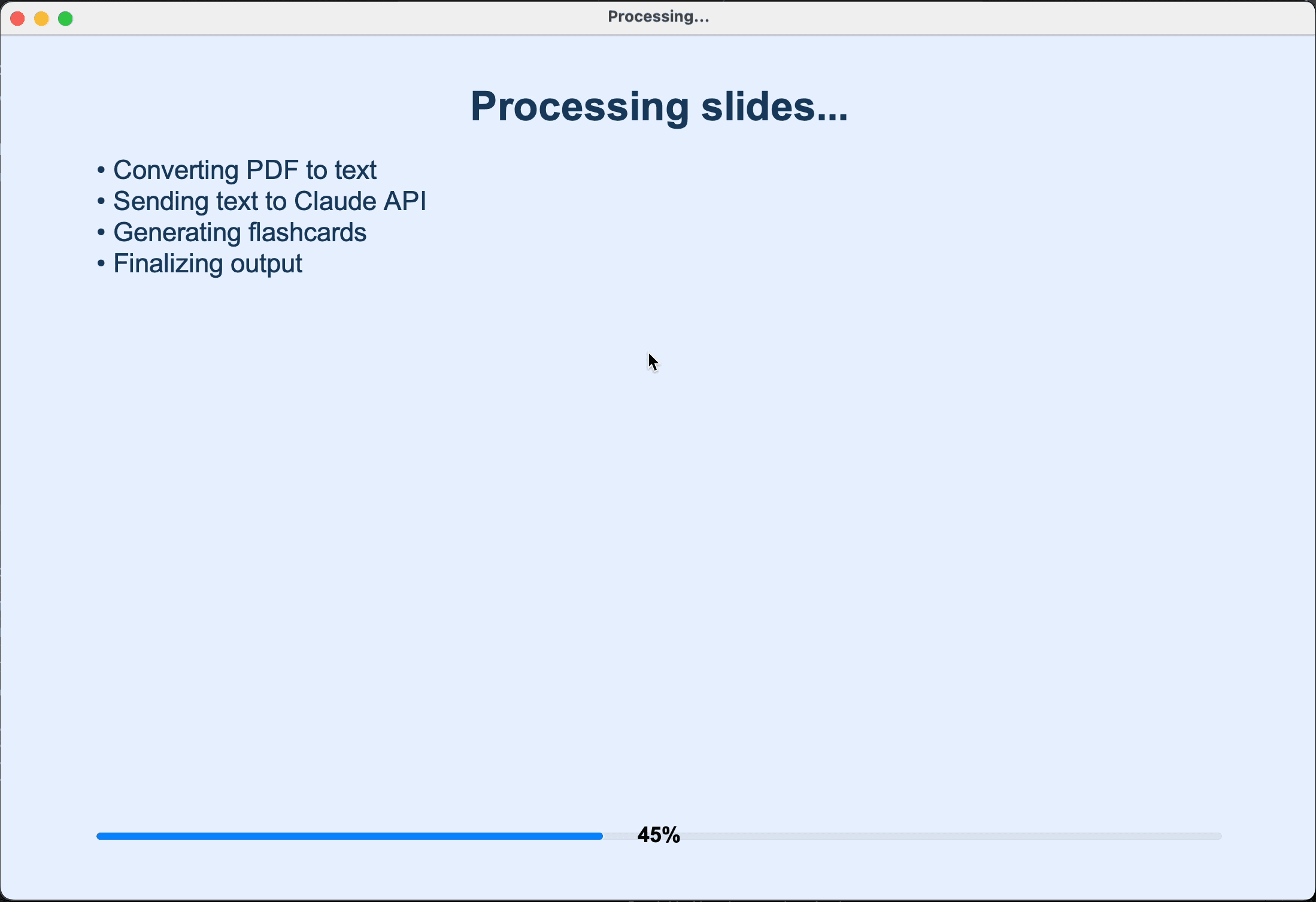 Slide-Mind Flashcard Generator